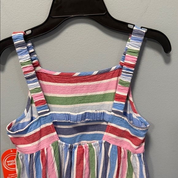 Wonder Nation Multicolor Striped Kids Dress - Picture 10 of 11